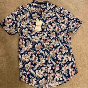 NWT HERITAGE SLIM FIT MENS MEDIUM Floral SHIRT